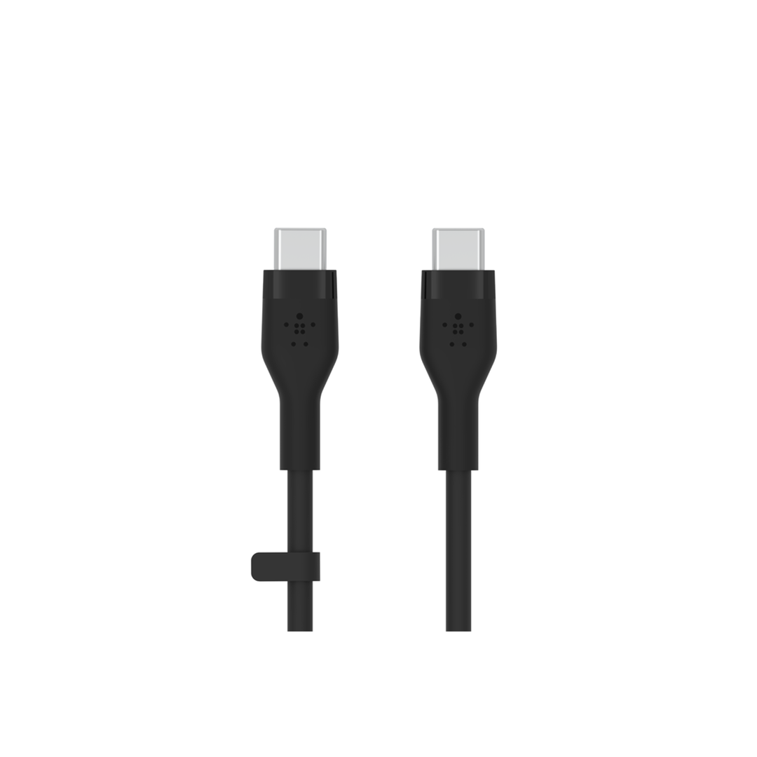 Belkin BoostCharge Flex USB-C to USB-C Cable 60W 3M - Black in Qatar Belkin BoostCharge Flex USB-C to USB-C Cable 60W 3M - Black in Qatar